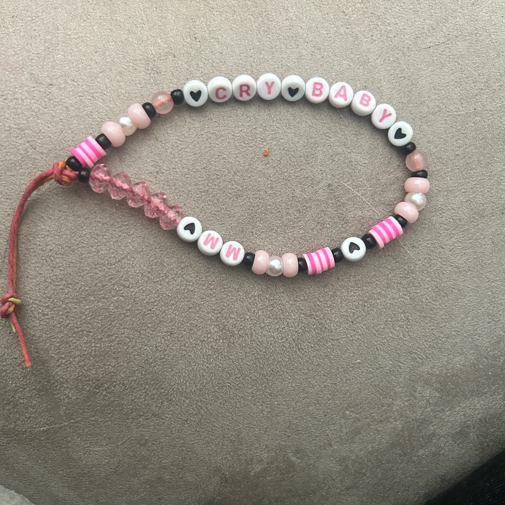 Melanie Martinez inspired cry baby phone charm wristlet